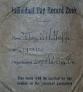 WWI Pay Record
